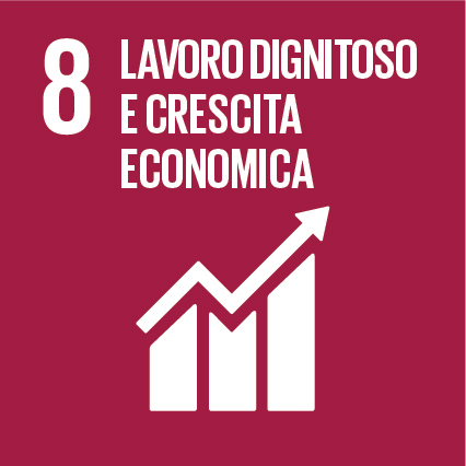 Obiettivo 8: Incentivare una crescita economica duratura, inclusiva e sostenibile, un’occupazione piena e produttiva ed un lavoro dignitoso per tutti